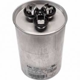 Rheem-Ruud 43-26271-47 Dual Round Capacitor 70-10 MFD 370V