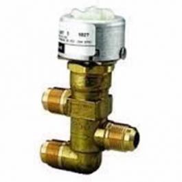 Honeywell VP526A1068 3/8" N/O 3-Way Mixing Valve W/1/2" Flare 3-10 PSI 1Cv