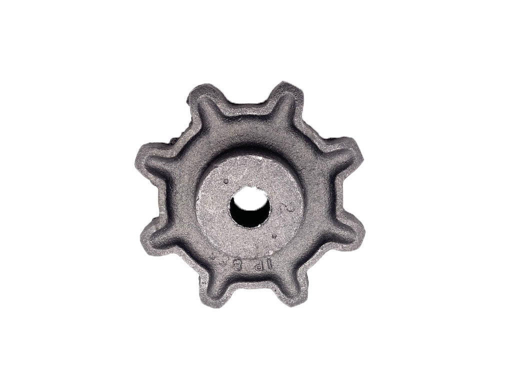 55X8 Cast Iron Sprocket - 8 Tooth for 55 Steel Detachable Chain