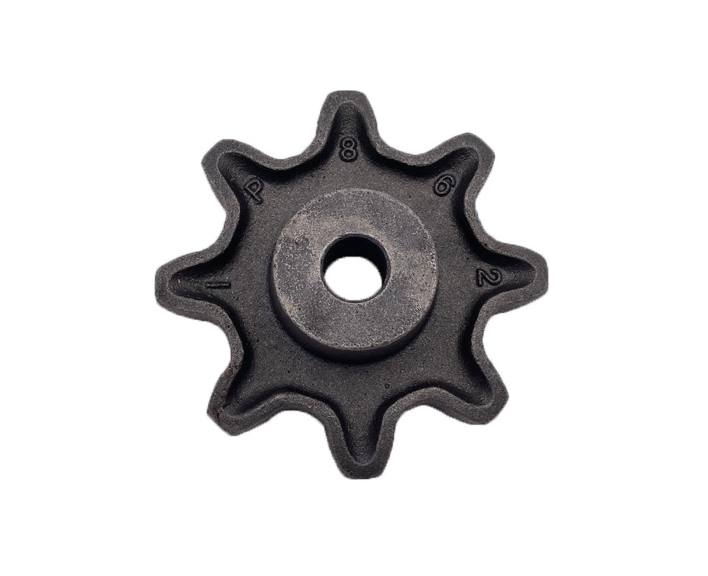 62X8 Cast Iron Sprocket - 8 Tooth for 62 Steel Detachable Chain