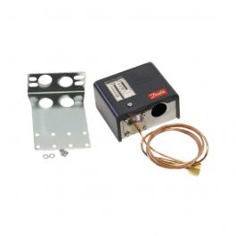 Danfoss 060-5233 SPDT Low-Pressure Switch Auto Reset 36" Capillary 6" Hg–108 PSI