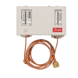 Danfoss 060-5254 Pressure Switch W/Cap 36" Low 108 PSI/High 100/600 PSI/ 6" HG R410A Auto Reset
