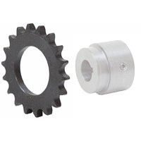 33 Tooth 40 Pitch Series X Weld-On Roller Chain Sprocket 40X33B
