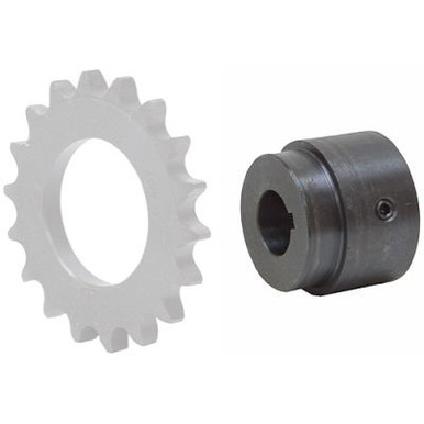 1-1/8" Bore Series X Weld-On Roller Chain Sprocket Hub X1-1/8B