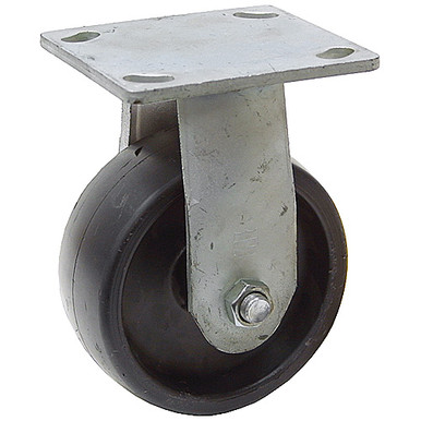 5" x 2" Rigid Plate Caster, New Takeoff