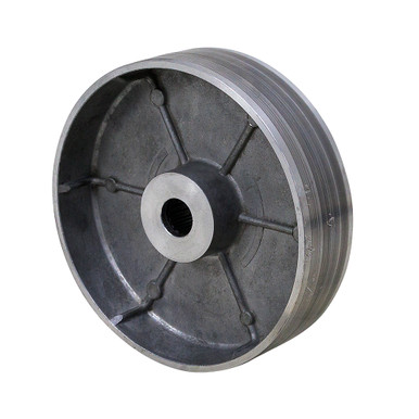 6" Dia. Flat Belt Pulley