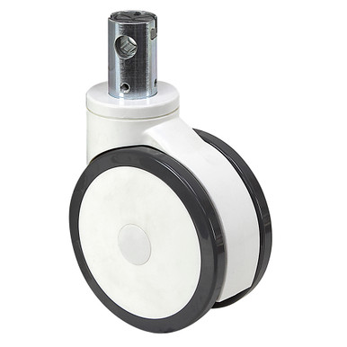 5" x 7/16" Rhombus Swivel Round Stem Caster w/ Directional Brake 383R 40K125V K985