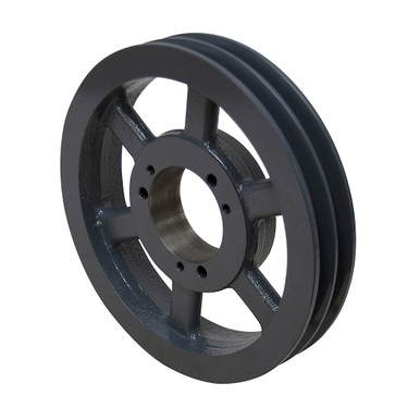 9.75 OD QD Bushing Double Groove Pulley