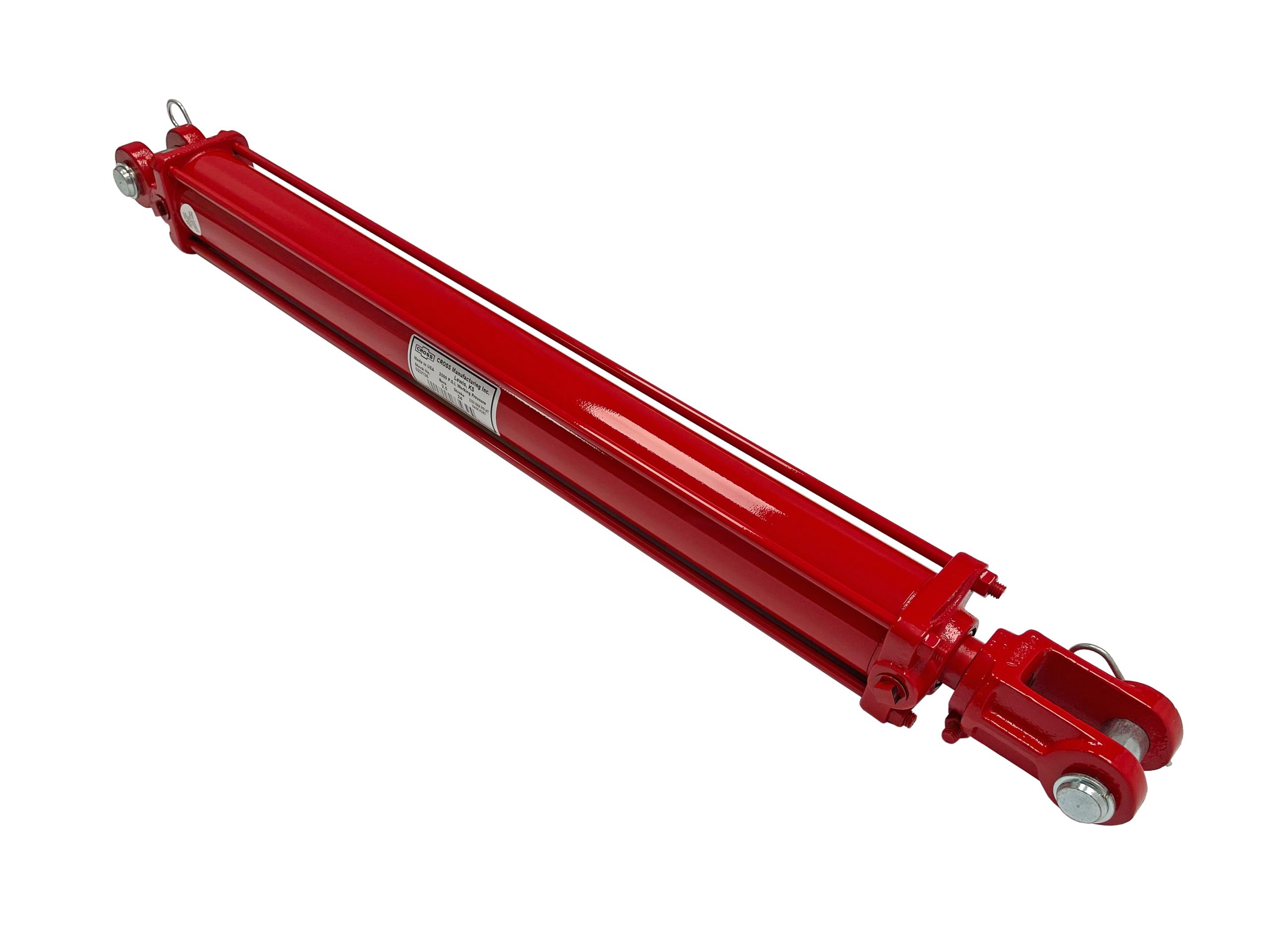 2" bore x 32" stroke CROSS tie rod hydraulic cylinder