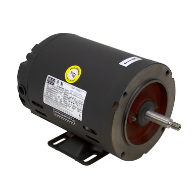 1-1/2 HP 3400 RPM 208-230/460 Volt AC 3 Phase Motor WEG TOC040J0000100646