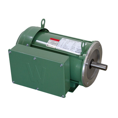 3 HP 208-230 Volt AC 1769 RPM Farm Duty Motor WWE FD3-18-184TC