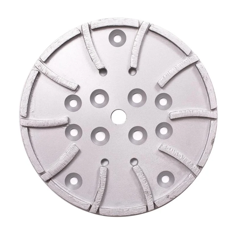 10″ Grinding Wheel Diamond 20 Segments Concrete Floor Grinder Disc Blade for Leveling, Coating Removal, and Surface Prep