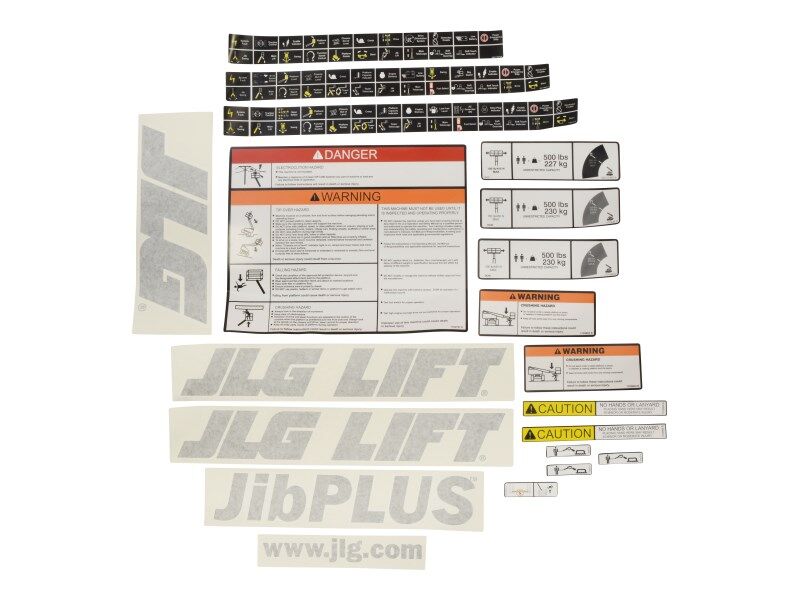 JLG Part # 1001108726 – Platform Decals Kit