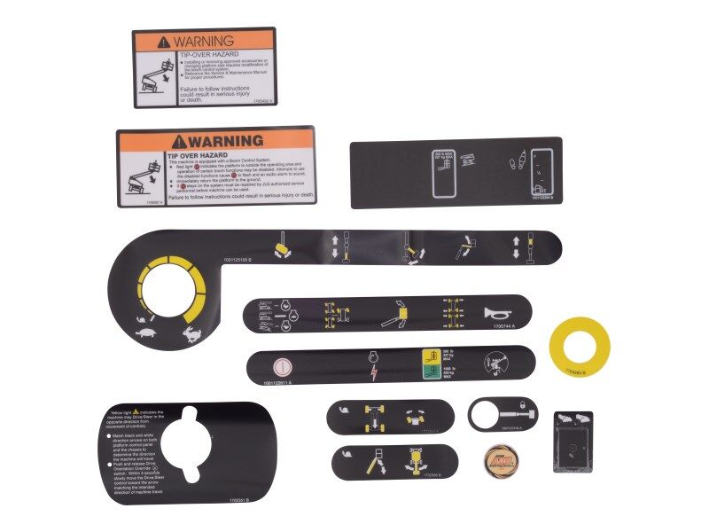 JLG Part # 1001143930 – Pltf Box Decal Kit