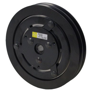 12 Volt DC Clutch with 7" dia. 1/2" A Type Double V-belt Pulley OguraMA-7A-C
