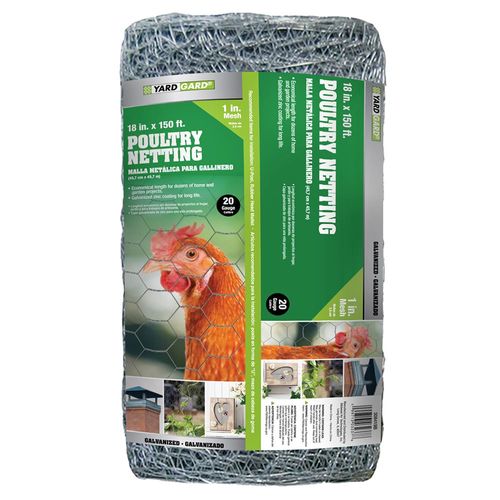 Poultry Netting, 1" Wire Mesh, 150' x 18" Roll