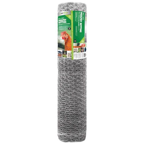 Poultry Netting, 1 In. Wire Mesh, 150 Ft. x 36 In. Roll