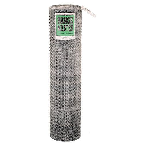 Poultry Netting, 2 In. Wire Mesh, 150 Ft. x 24 In. Roll