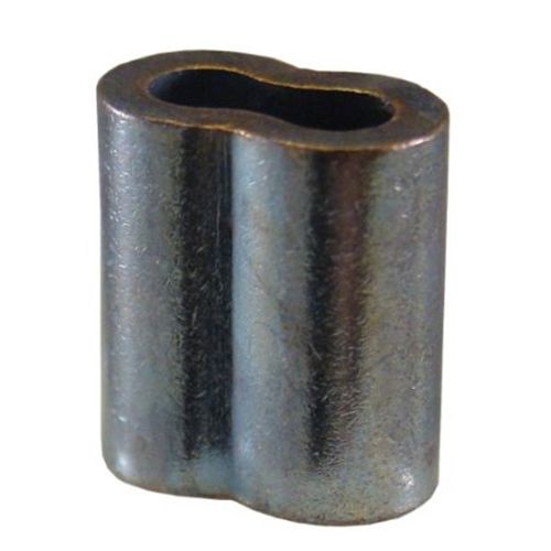 1/32" Zinc Coated Copper Wire Rope Sleeve (50 Per Bag)
