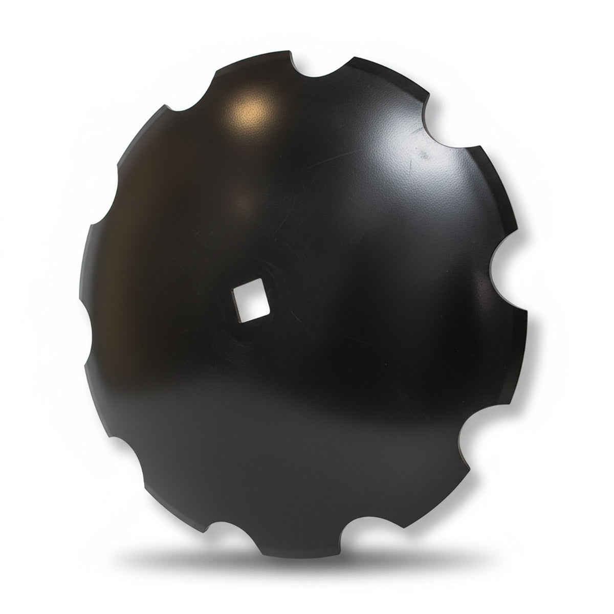 Disc Blade - 18" x 9 Gauge, Notched, 7/8" Square x 1" Square Axle