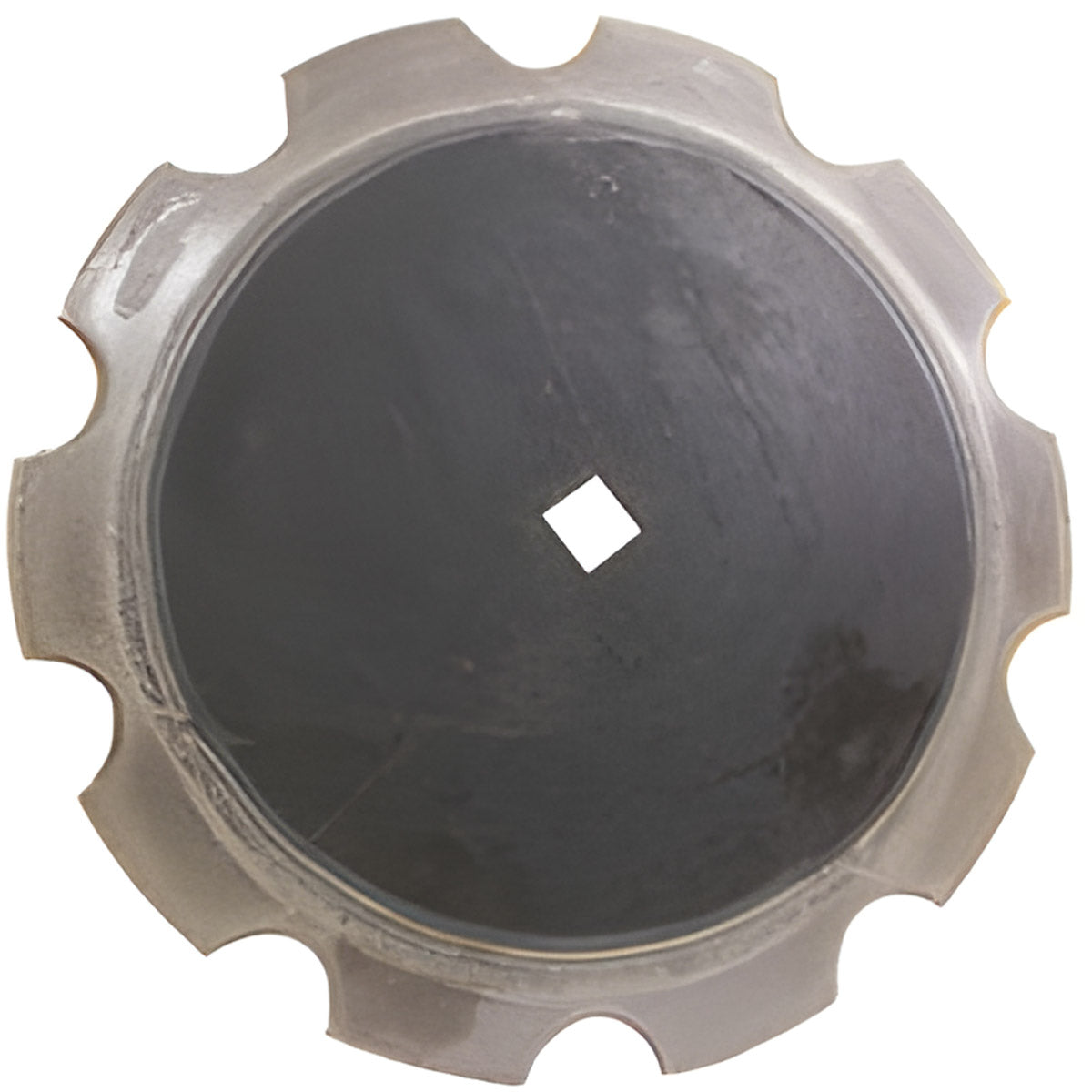 Wear Tuff Disc Blade - 24" x 1/4", Notched, Pilot Hole