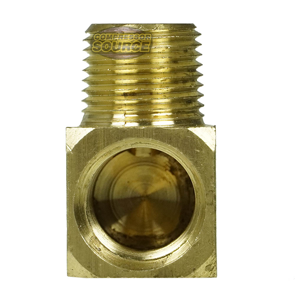 Street Elbow 90° Degree 3/8" Male NPT x 3/8" Female Brass Pipe Connector 116SE