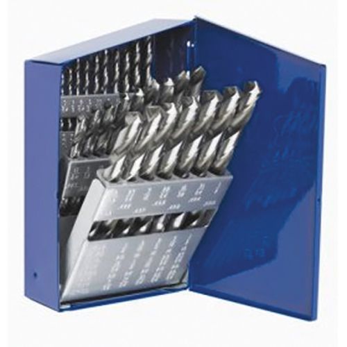 Drill Bit Set 29 Piece High Speed Steel 3/8" Reduced Shank