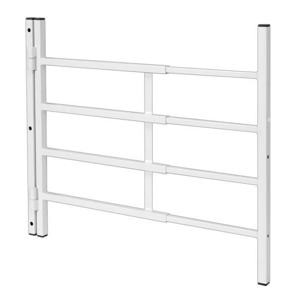 Defender Security 14 - 22 In. Fixed 4-Bar Window Grille (White)