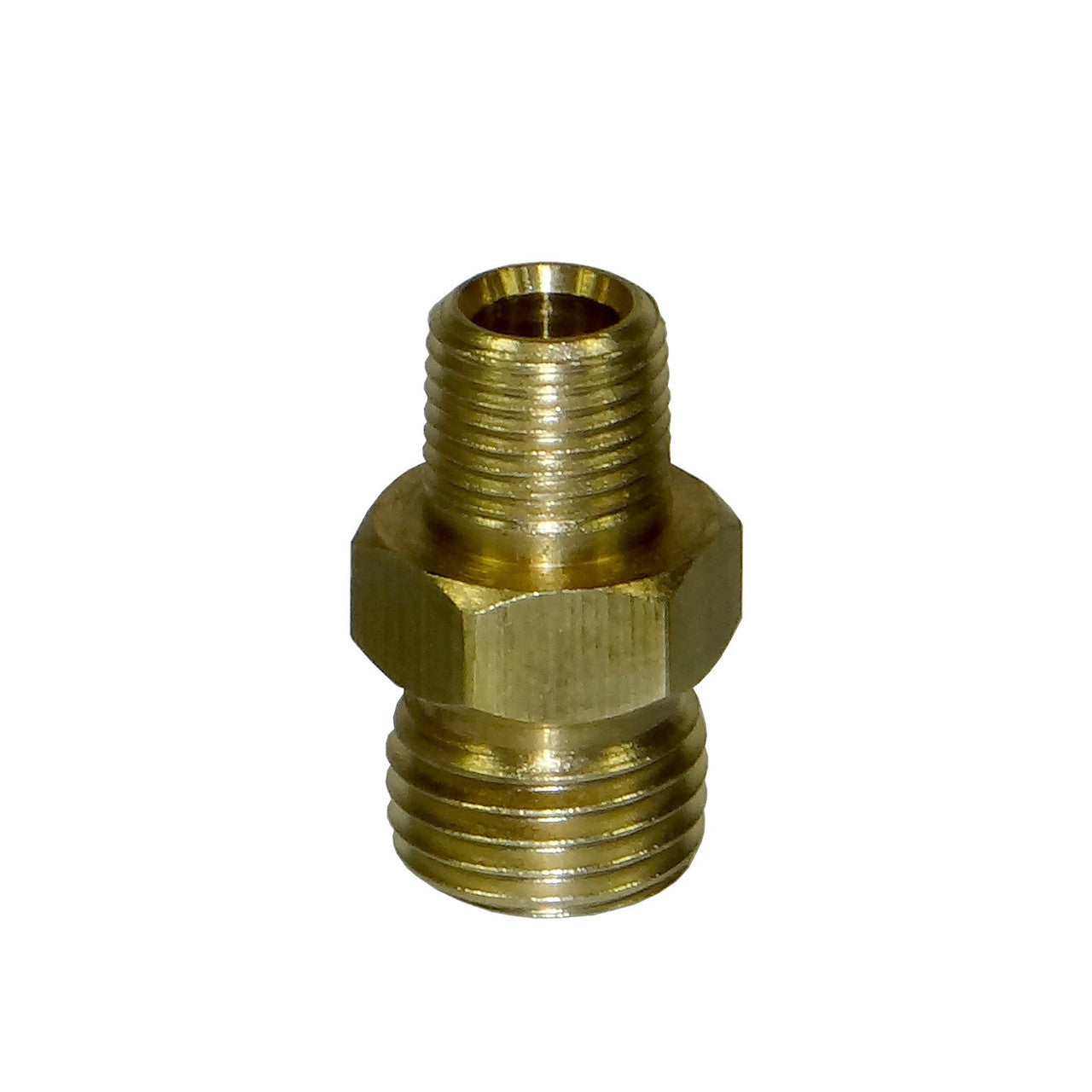 DeVilbiss 12227 Replacement Brass Nipple: 1/8" NPT x 1/4" NPS