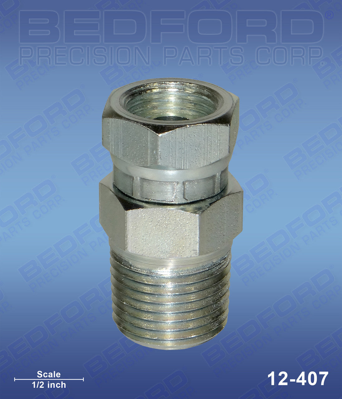 Graco 158256 Replacement Swivel Adapter: 1/2" NPT, m x 3/8" NPS, f