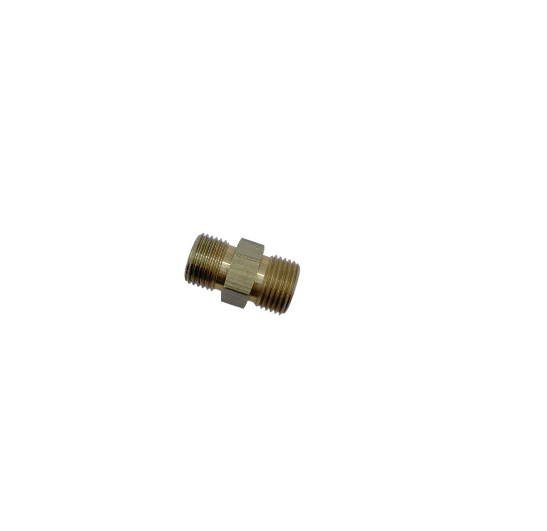 DeVilbiss H153 Replacement Brass Nipple: 1/4" NPS x 5/8"-18