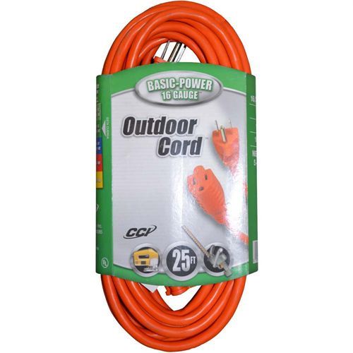 Southwire 16-3 Medium-Duty 13 Amp SJTW Extension Cord 25'