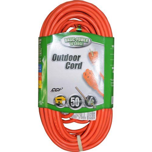 Southwire 16-3 Medium-Duty 13 Amp SJTW Extension Cord 50'