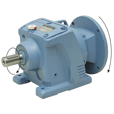 10.02:1 Size 37 2 HP Inline Cast Iron Gear Reducer Worldwide WINL37-10/1-145TC