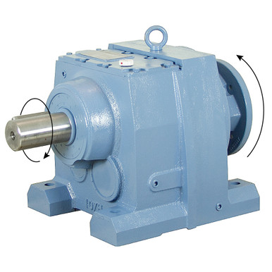 39.52:1 Size 107 20 HP Inline Cast Iron Gear Reducer Worldwide WINL107-40/1-254/6TC