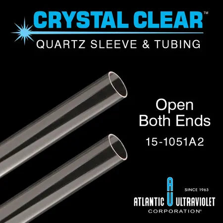 Crystal Clear Replacement Quartz Sleeve & Tubing For Sanitron S17A/s17, 15-1051A2