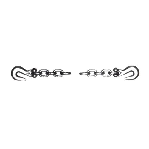 3/8 in. x 16 ft. High Test Chain W/ Grab Hooks