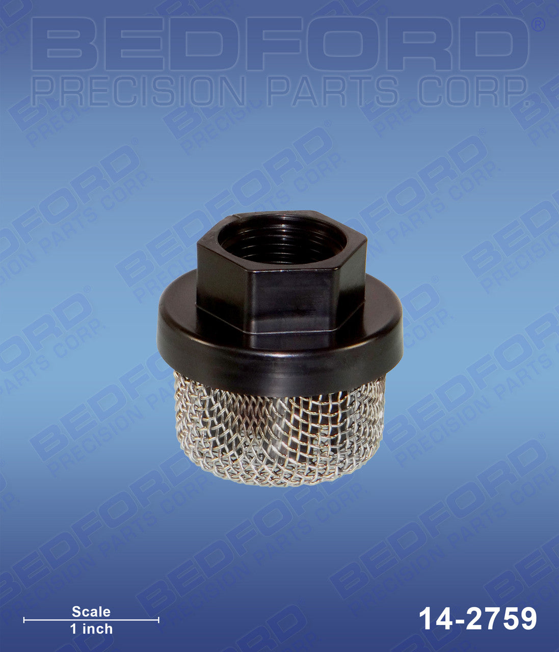 Graco 276897 Replacement Inlet Strainer: 7/8" UNF Thread