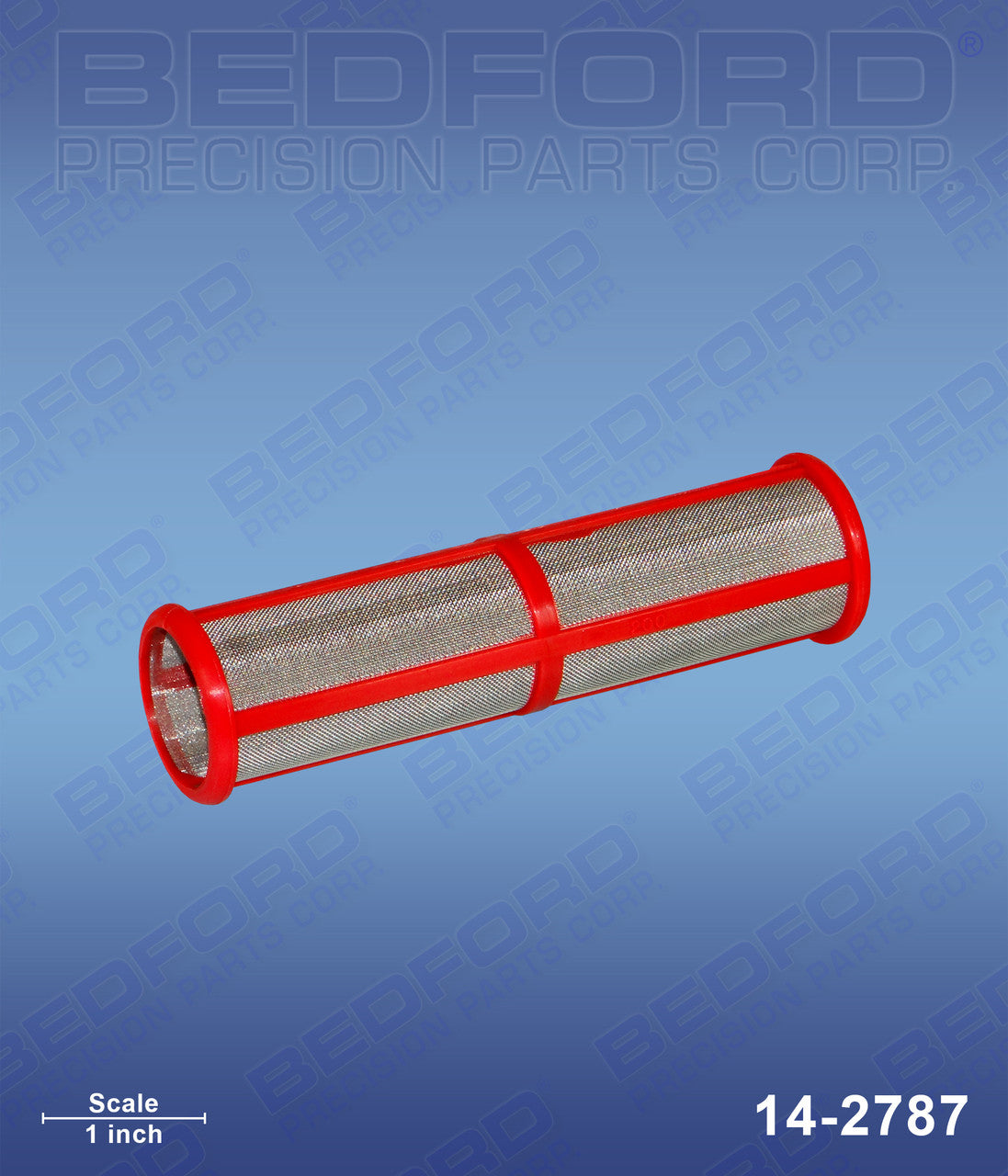 Graco 245526 Replacement Outlet Filter: 200 Mesh, Medium-Length, Red