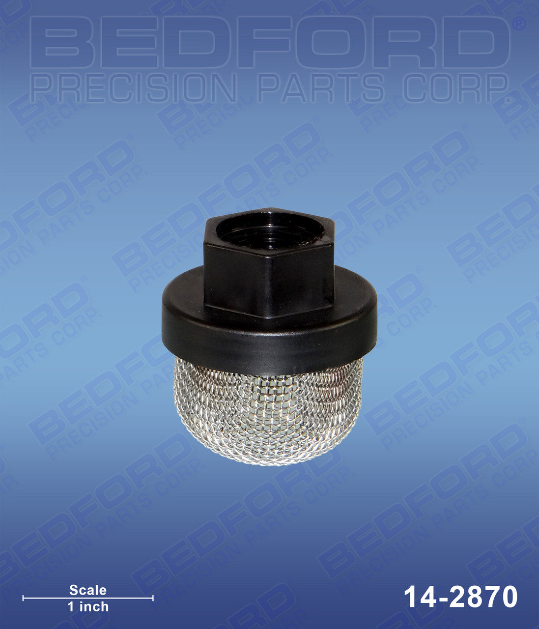 Wagner 295565 Replacement Inlet Strainer: 3/4" UNF Thread, 16 Mesh