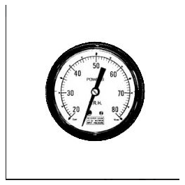 Siemens 142-0288 3.5" Receiver Gauge 1/4" Barb 35°F-135°F