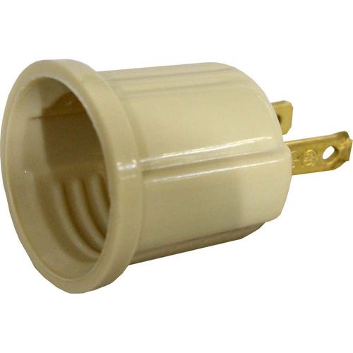 Outlet Adapter Male 2 Prong To Female Light Socket