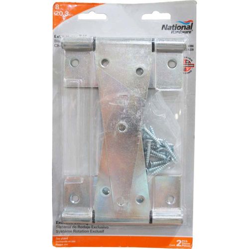 Extra Heavy Tee Hinge, 8 In.