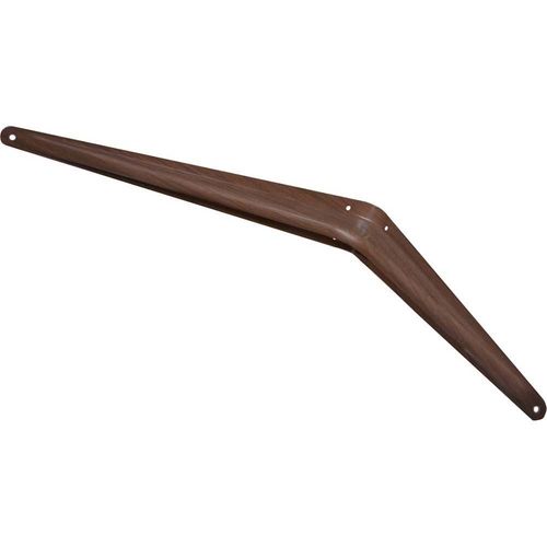 12" x 14" Steel Shelf Bracket with Fruitwood Finish