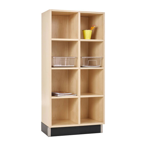 Diversified Spaces Wood Cubby Unit 2-Section