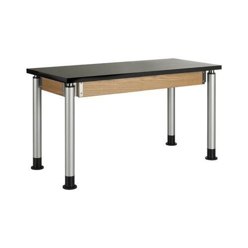 Diversified Spaces Adjustable Height 2-Student Science Table, Laminate Top, 54"W x 24"D