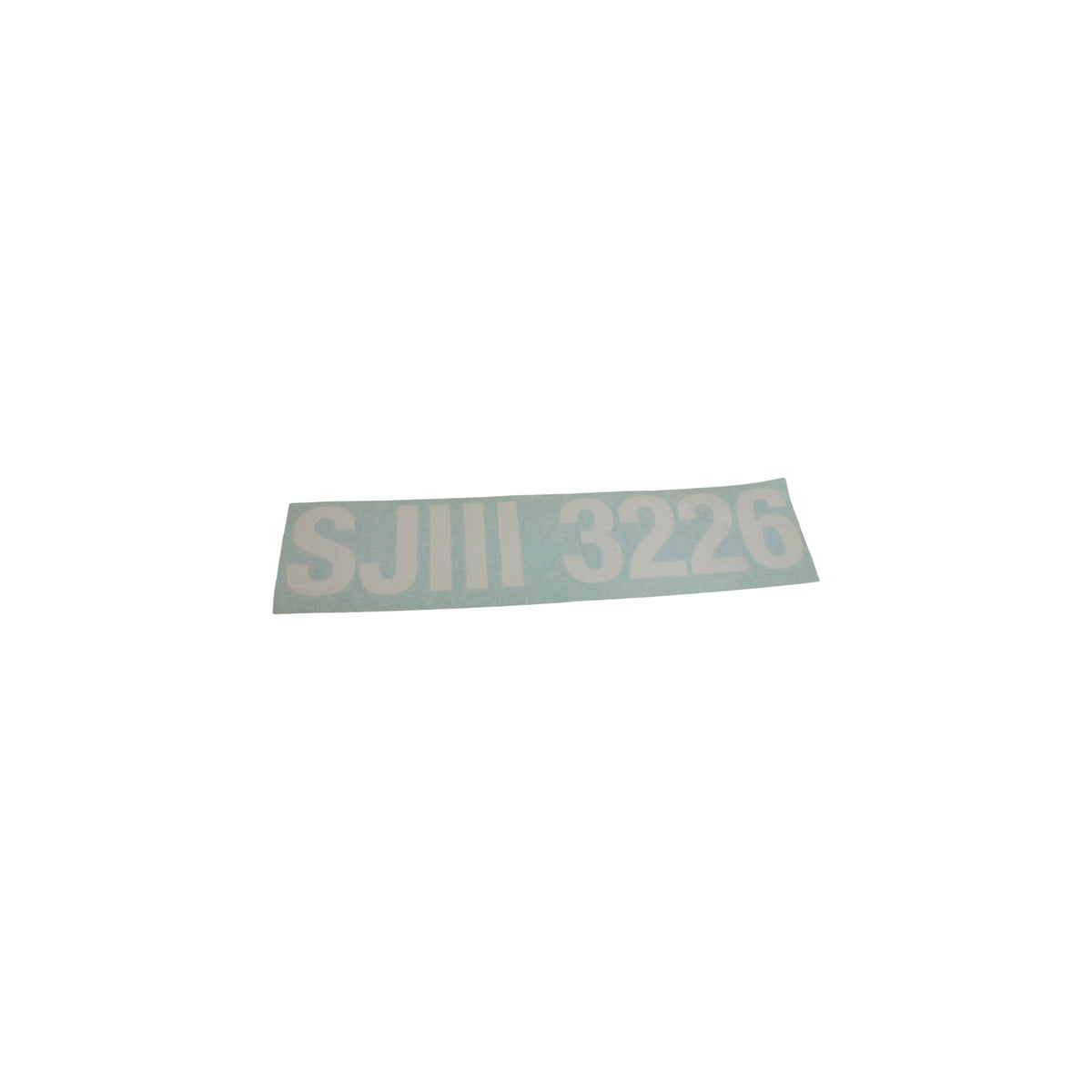 159535-OEM - LABEL, SJIII 3226 (WHITE)