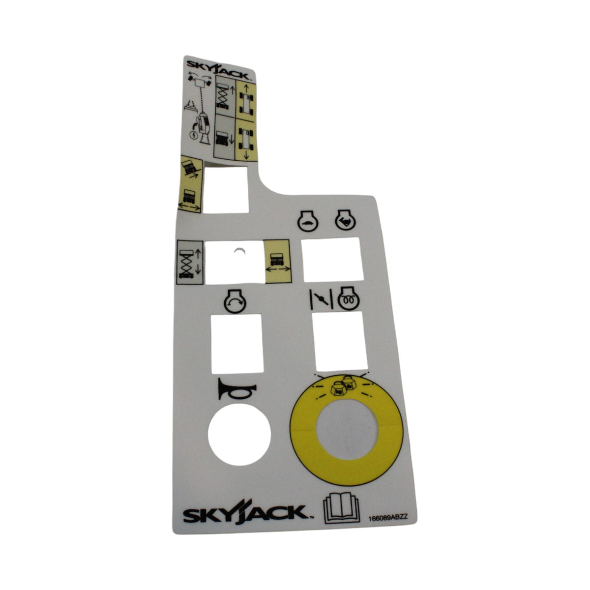 166089-OEM - LABEL, UV, CONTROL BOX TOP 68R