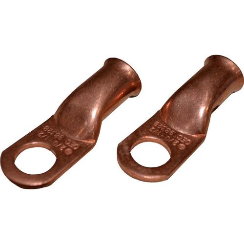 Copper Lugs for 6 and 4 Gauge Wire, Quantity 2
