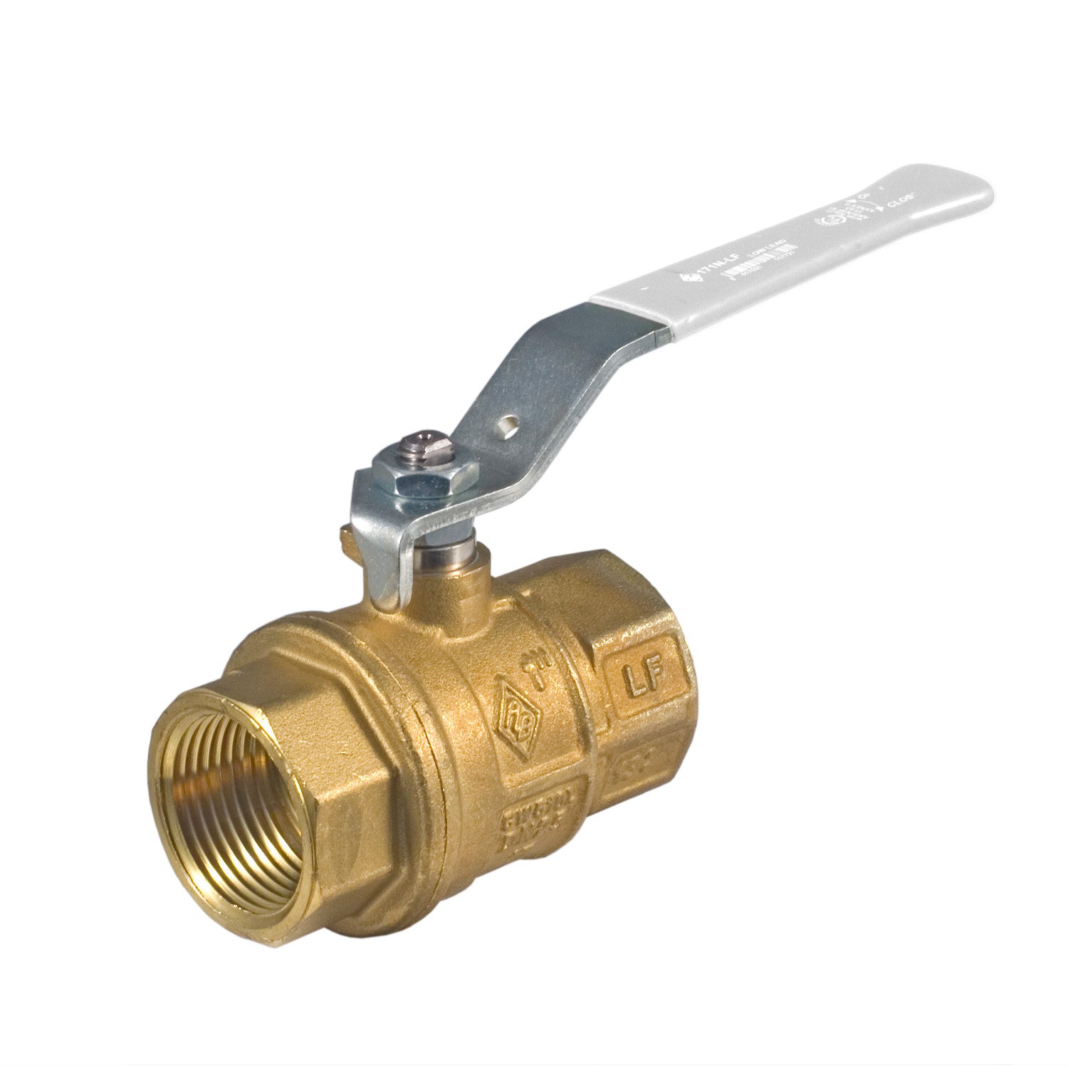 Bonomi 171NLF 1 Inch NPT Lead Free Brass Full Port Ball Valve, Pack of 5